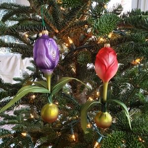 Tulip Christmas ornaments
